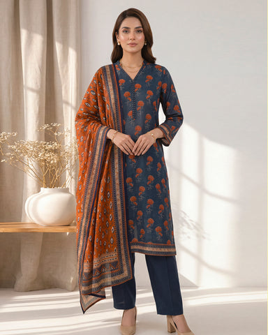 Zavia - Printed - Premium Khaddar