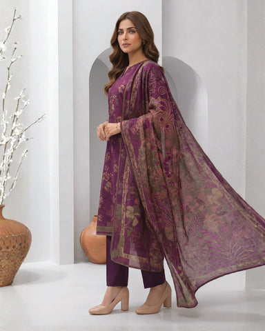 Zavia - Printed - Premium Khaddar