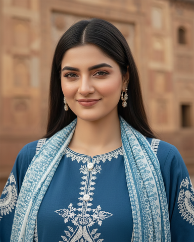 Three Piece Formals | Embroidered - Khumaar - Eid Special | Premium Cotton Lawn