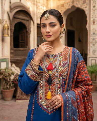 Maysaa - Embroidered - Premium Winter Cotton