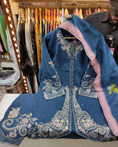 Three Piece Formals | Embroidered - Diva - Eid Special | Premium Cotton Lawn