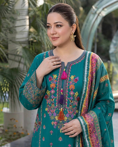 Sohni Heer - Embroidered - Premium Dhanak