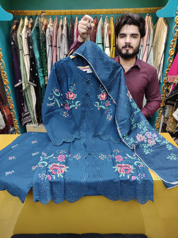 Mehrbano - Embroidered - Winter Cotton