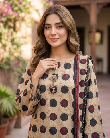 Khushrang - Printed - Premium Khaddar