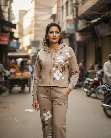 Western Wool Co-ord Set | Designer "Western" | Luxury Fleece