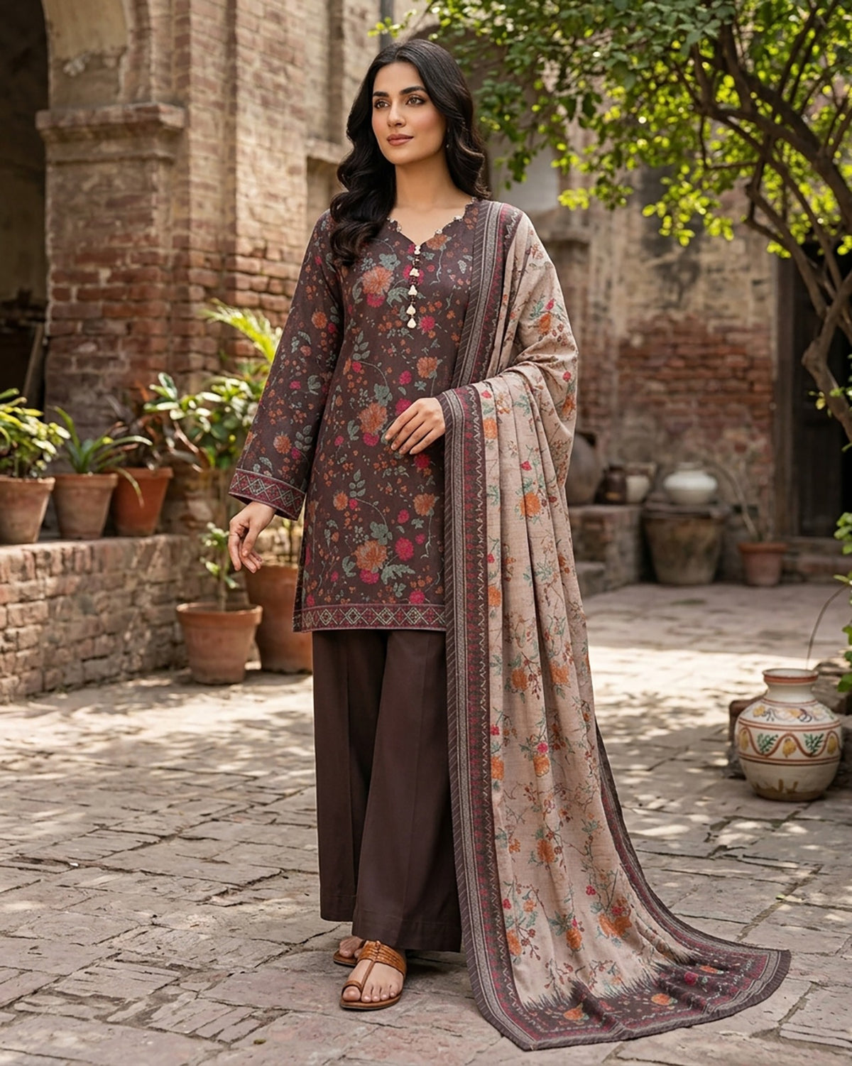 Khushrang - Printed - Premium Khaddar