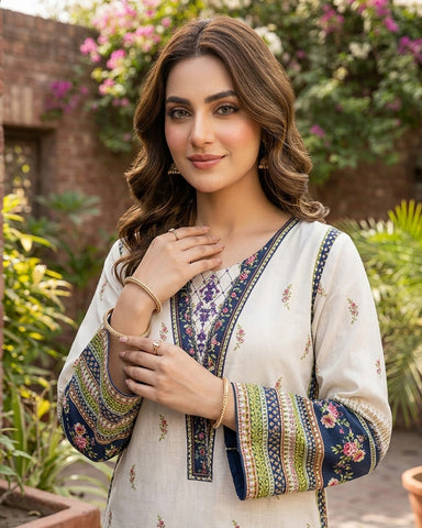 Rang E Saba - Printed - Premium Staple Linen