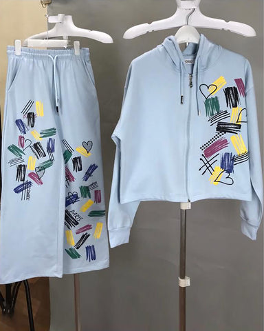 Western Wool Co-ord Set | Designer "Western" | Luxury Fleece