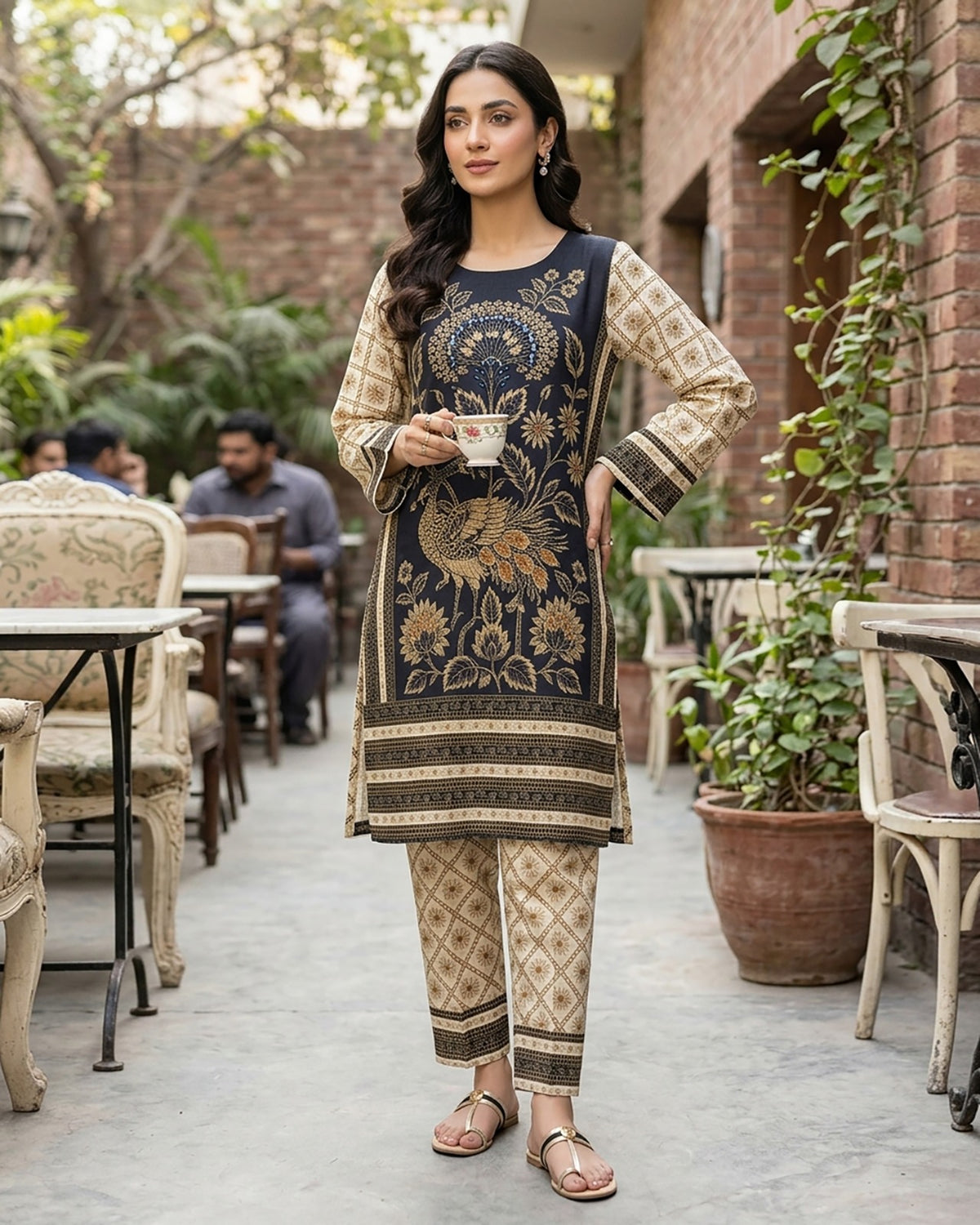 Rang E Saba - Printed - Premium Staple Linen