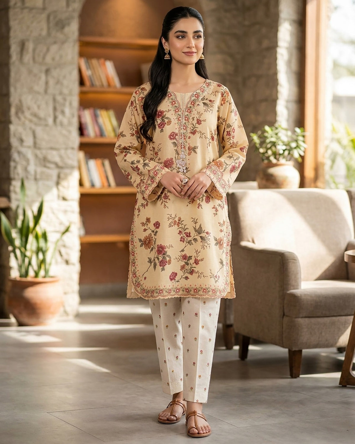 Rang E Saba - Printed - Premium Staple Linen