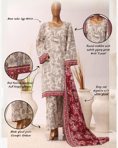 Khushrang - Printed - Premium Khaddar