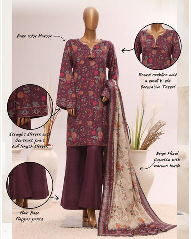 Khushrang - Printed - Premium Khaddar