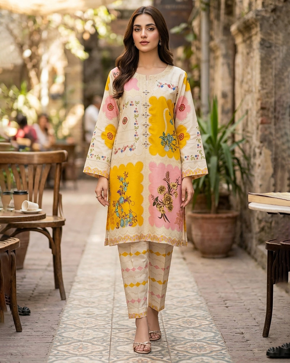 Rang E Saba - Printed - Premium Staple Linen