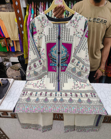 Rang E Saba - Printed - Premium Staple Linen