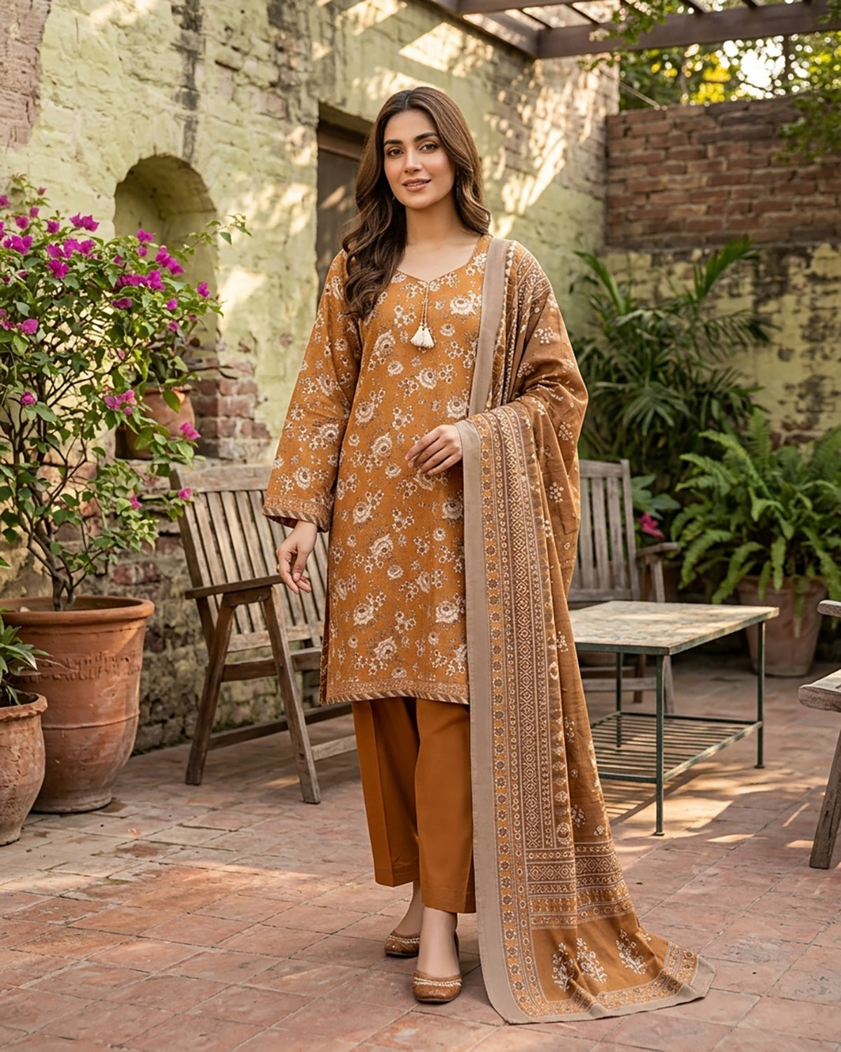 Khushrang - Printed - Premium Khaddar