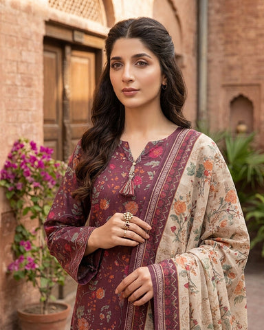 Khushrang - Printed - Premium Khaddar