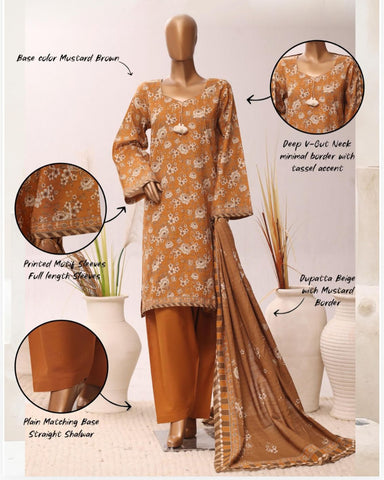 Khushrang - Printed - Premium Khaddar