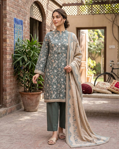 Khushrang - Printed - Premium Khaddar
