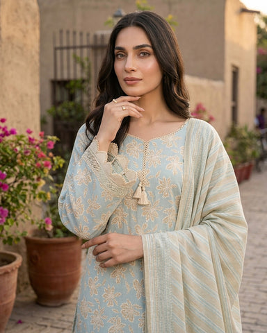 Khushrang - Printed - Premium Khaddar