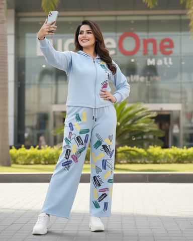 Western Wool Co-ord Set | Designer "Western" | Luxury Fleece