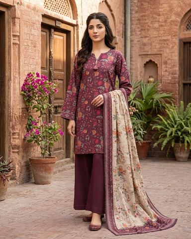 Khushrang - Printed - Premium Khaddar